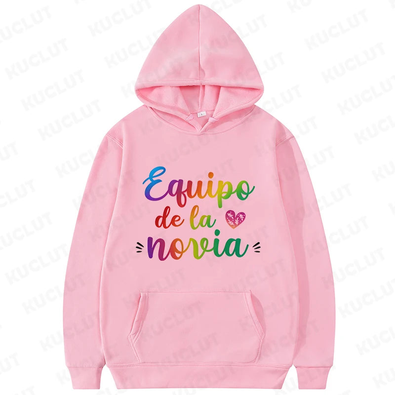 girls' skibidi team bride hoodie