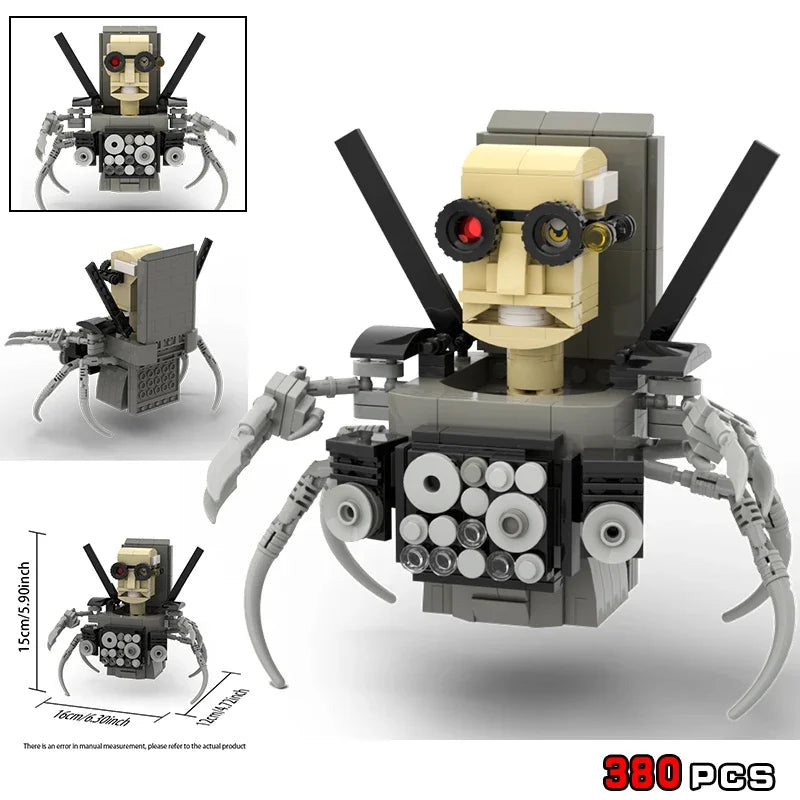 skibidi toilet building blocks toy for kids