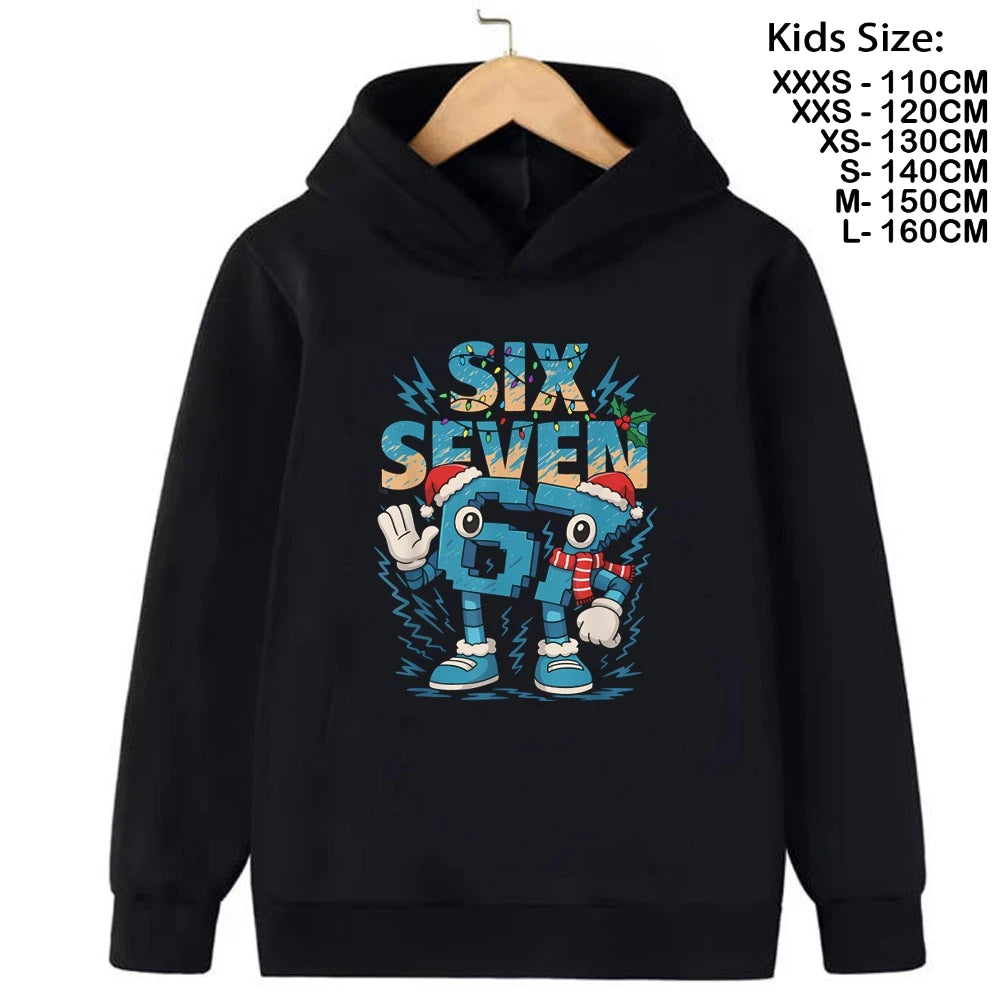 steal a brainrot cartoon hoodie for kids