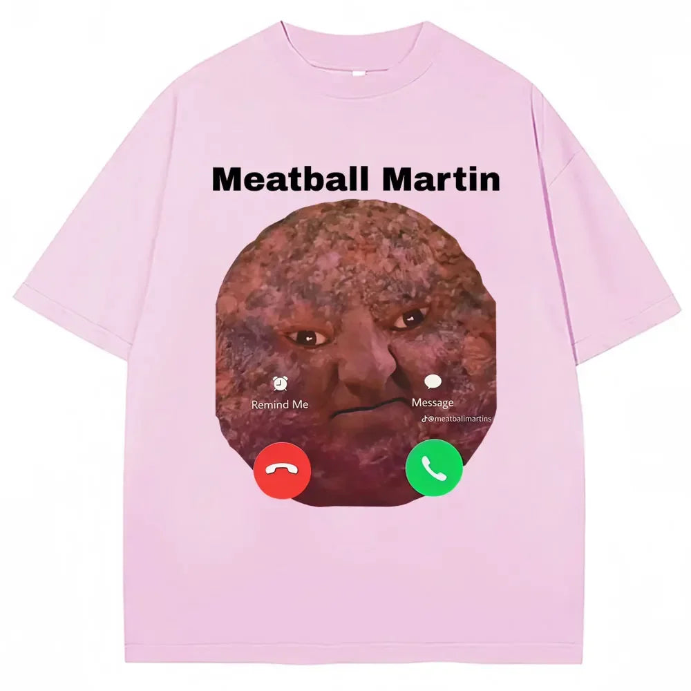 meatball martin graphic t-shirt for kids
