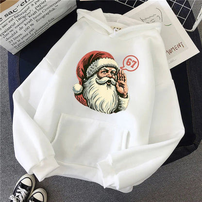 Christmas Santa 67 Graphic Hoodie for Kids