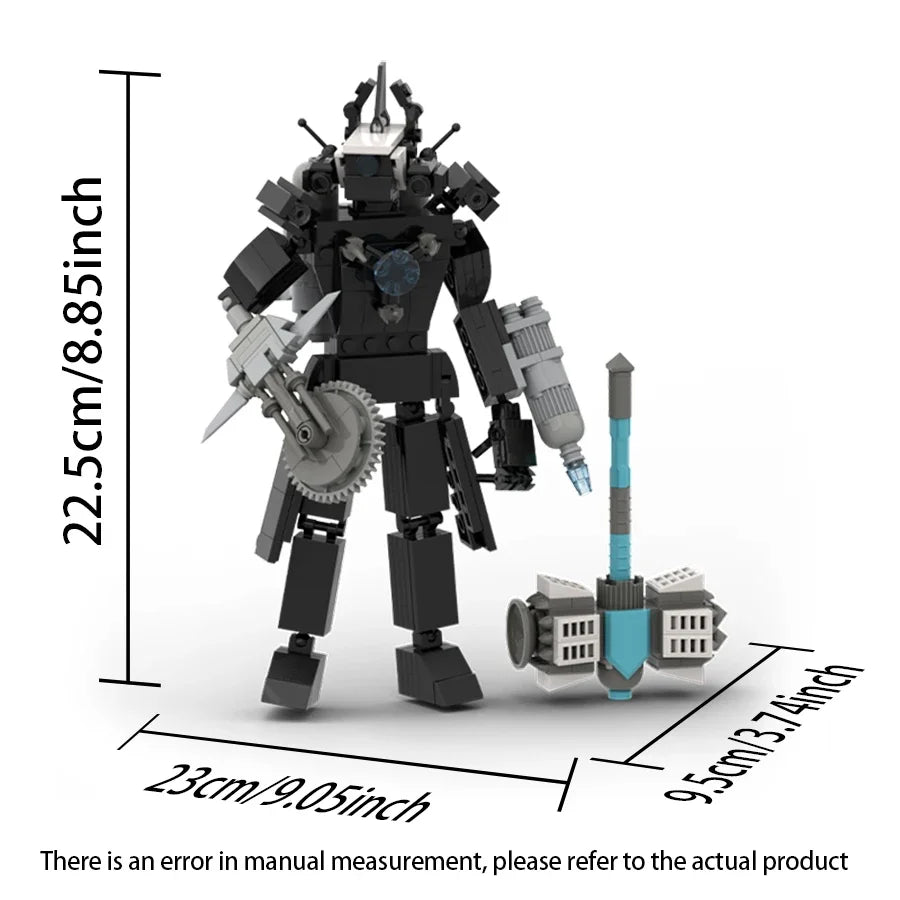 skibidi toilet building blocks toy for kids