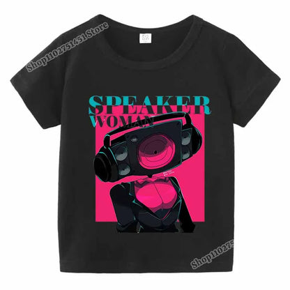 Skibidi Toilet Graphic T-shirt for Kids