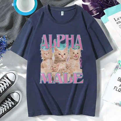 Alpha Male Meme T-Shirt for Kids