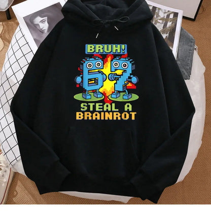 Six Seven Cartoon Hoodie for Kids