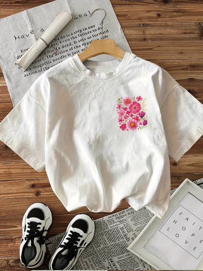 Floral Graphic T-shirt for Kids