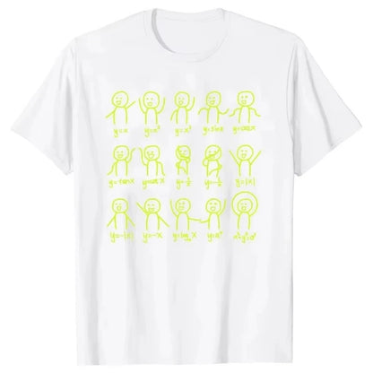 Algebraic Dancing Characters T-shirt for Kids