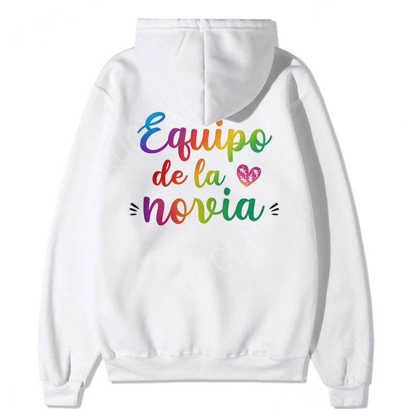 girls' skibidi team bride hoodie