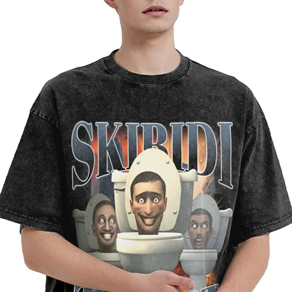 Skibidi Toilet Meme T-Shirt for Kids