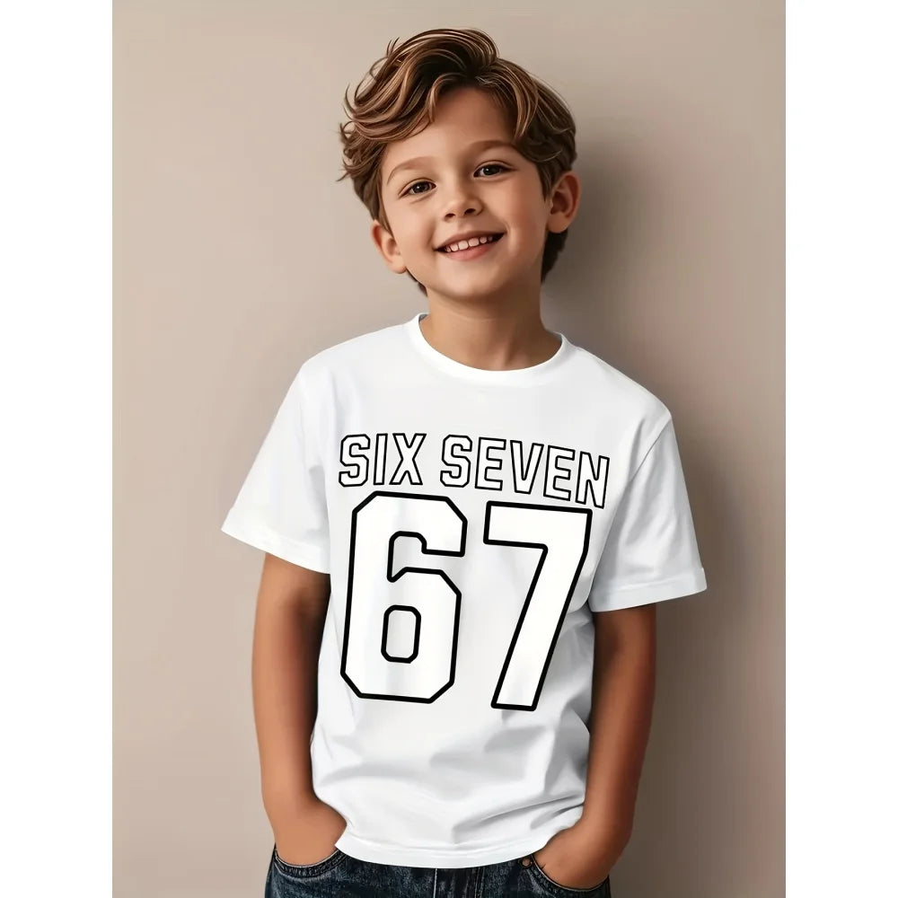 67 six seven math joke t-shirt for kids