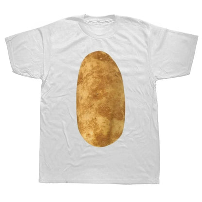 Funny Potato and French Fry Graphic T-Shirt