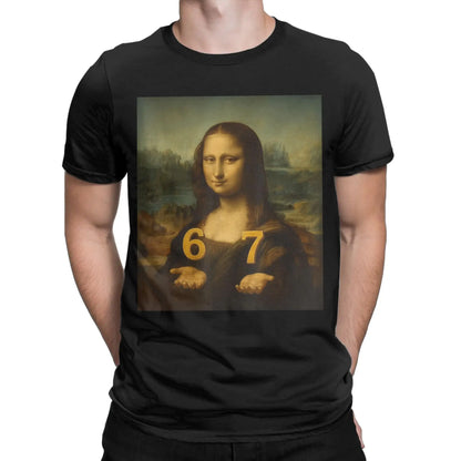 Funny Meme T-Shirt with Mona Lisa Design for Kids