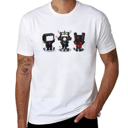 Chibi Skibidi Meme T-Shirt for Kids