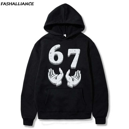 Funny 67 Six Seven Hoodie for Kids