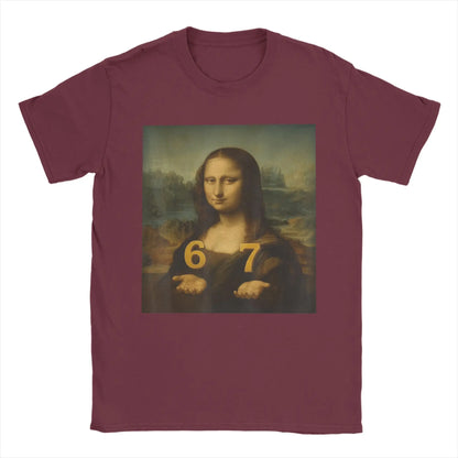 Funny Meme T-Shirt with Mona Lisa Design for Kids