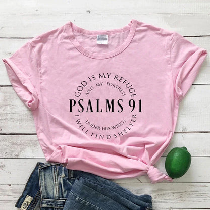 Psalms 91 Graphic T-shirt for Kids