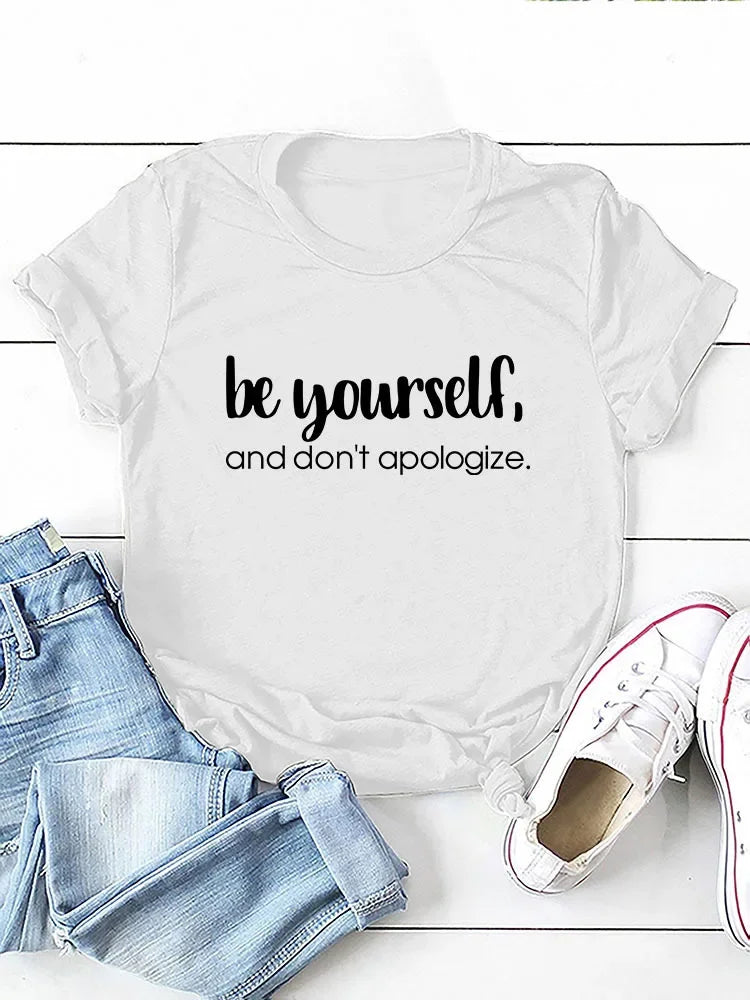 be yourself short-sleeved t-shirt for kids