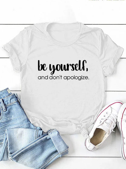 Be Yourself Short-Sleeved T-Shirt for Kids