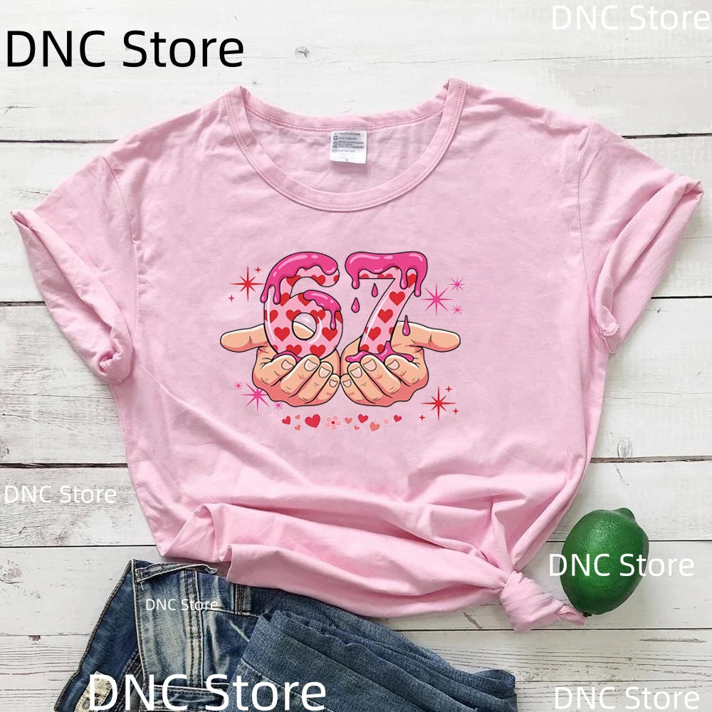 valentine's day meme 67 t-shirt for kids
