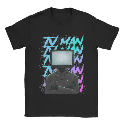 Skibidi Toilet TV Man Graphic T-Shirt for Kids