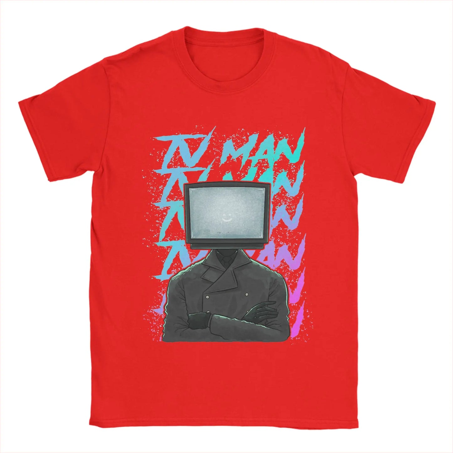 skibidi toilet tv man graphic t-shirt for kids