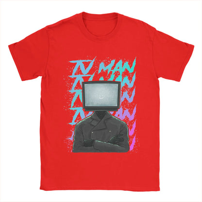 Skibidi Toilet TV Man Graphic T-Shirt for Kids
