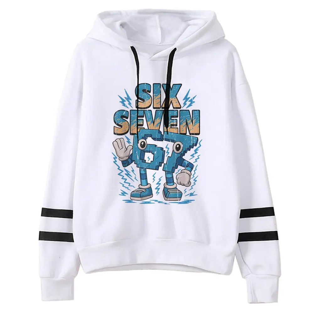 six seven graphic hoodie for kids