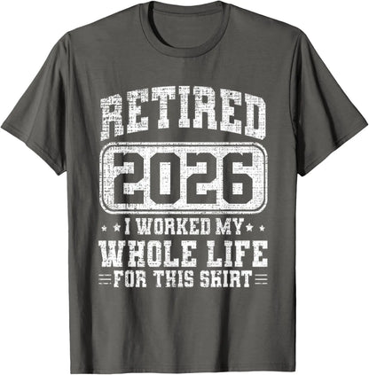 Retired 2026 Graphic T-Shirt for Kids