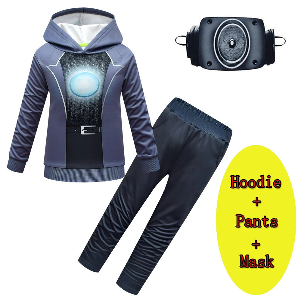 skibidi toilet costume set for kids