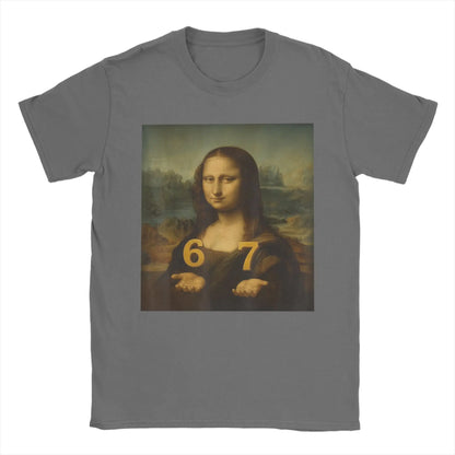Funny Meme T-Shirt with Mona Lisa Design for Kids