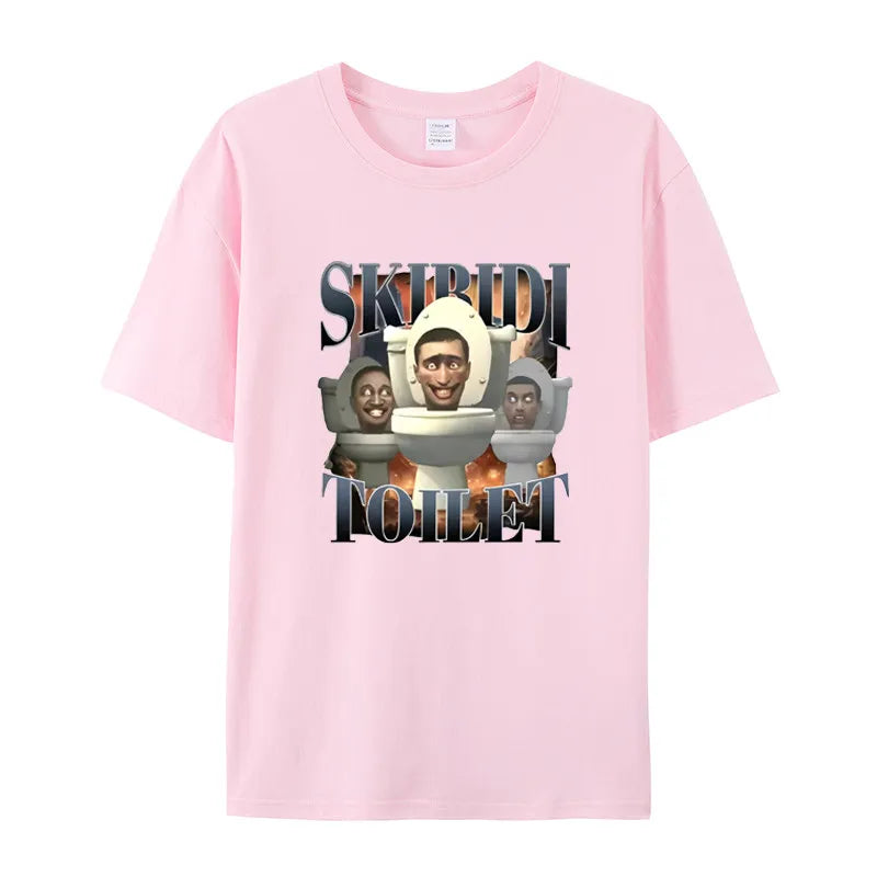 skibidi toilet meme t-shirt for kids and teens