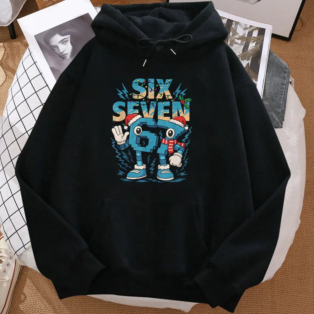 six seven hoodie with fun graphic design