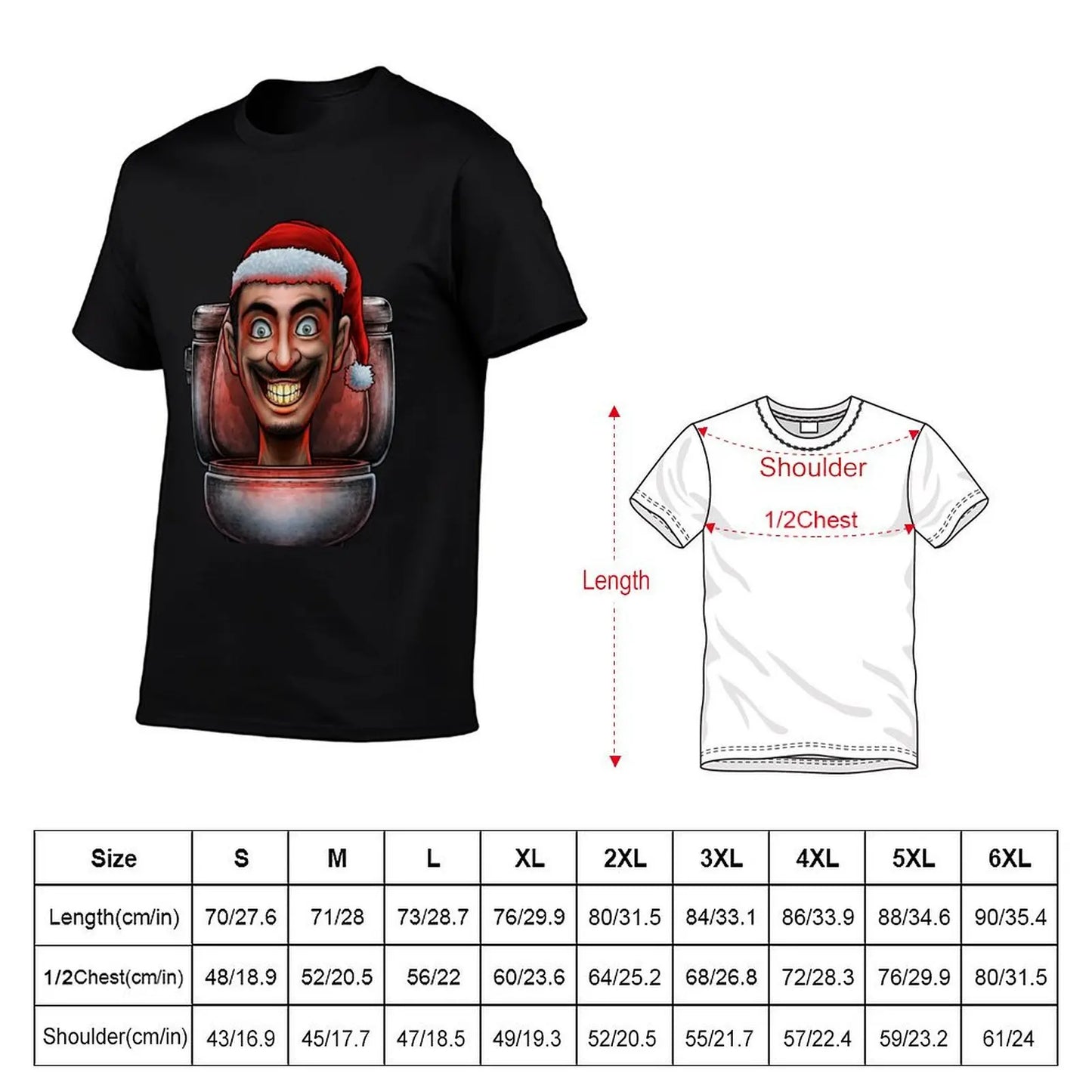 skibidi merry t-shirt for kids