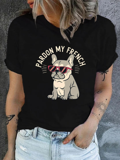French Bulldog Graphic T-Shirt for Kids