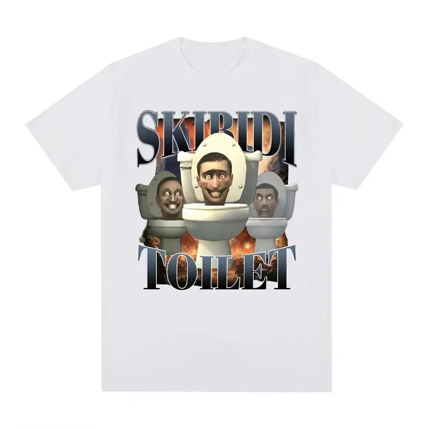 skibidi toilet graphic t-shirt for kids