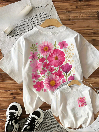 Floral Graphic T-shirt for Kids