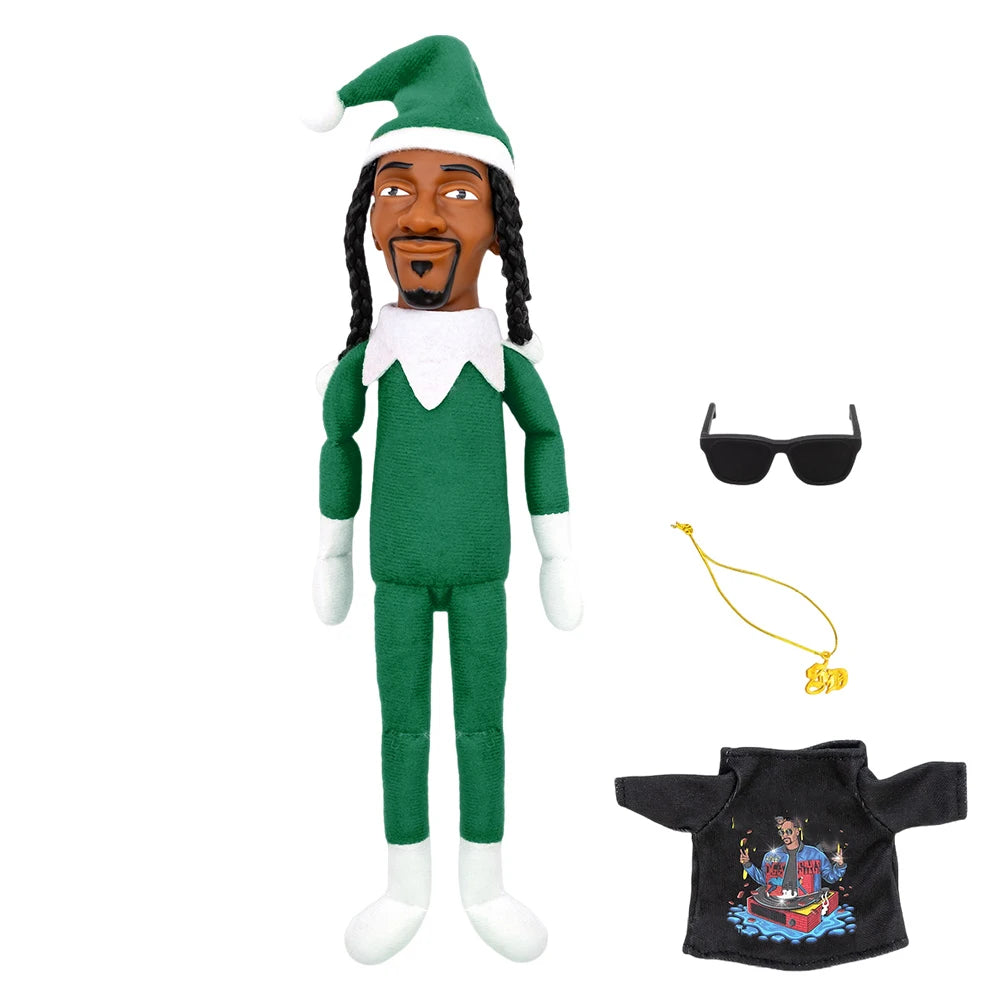 snoop on a stoop christmas elf doll