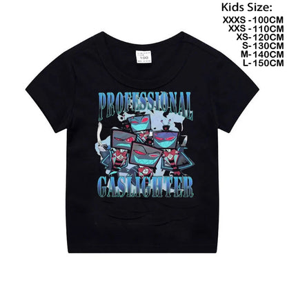 Vox Gaslighter Hazbins Hotels Graphic T-Shirt for Kids