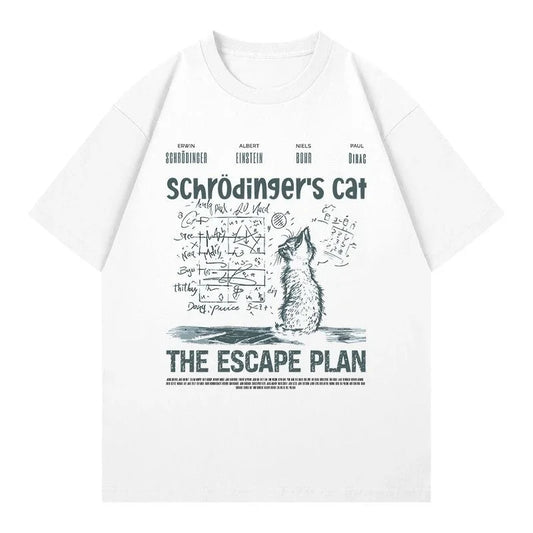 Schrödinger's Cat Graphic T-shirt for Kids