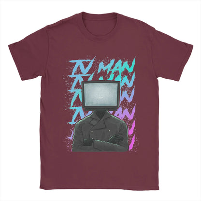 Skibidi Toilet TV Man Graphic T-Shirt for Kids