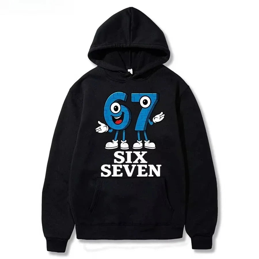 bruh 67 six seven kids hoodie