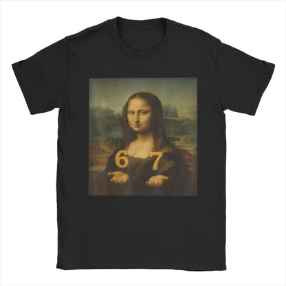 Funny Meme T-Shirt with Mona Lisa Design for Kids