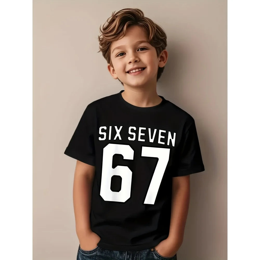 67 six seven math joke t-shirt for kids