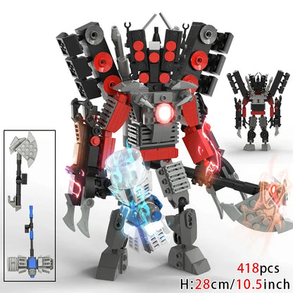 Skibidi Toilet Building Blocks Toy for Kids