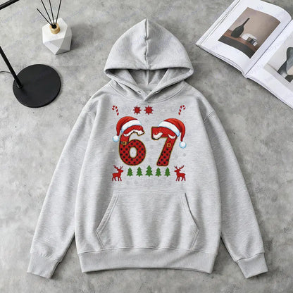 Funny Christmas Hoodie with Meme Design for Kids