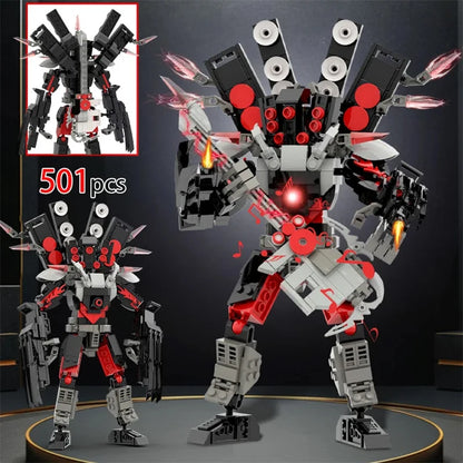 Skibidi Toilet Building Blocks Toy for Kids