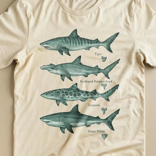 Shark Species T-Shirt for Kids