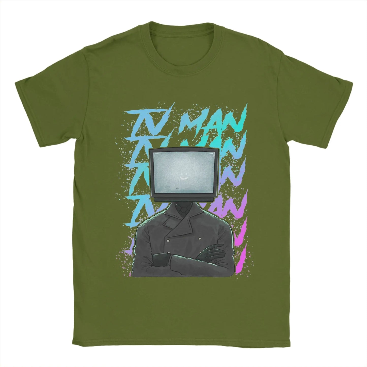 skibidi toilet tv man graphic t-shirt for kids