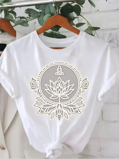 Kids' Meditation Character Graphic T-shirt