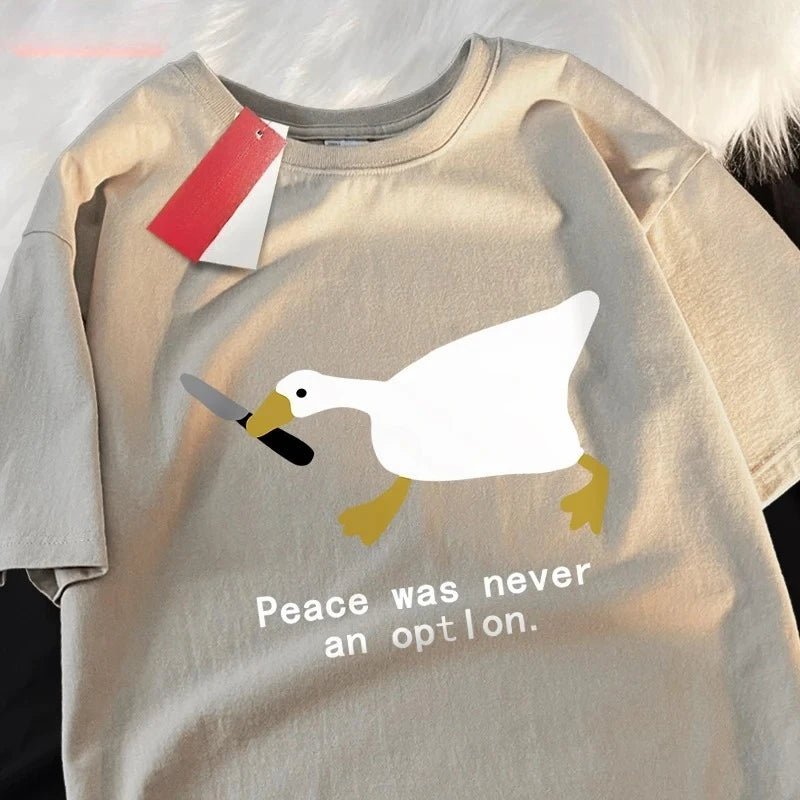 peace was never an option t-shirt